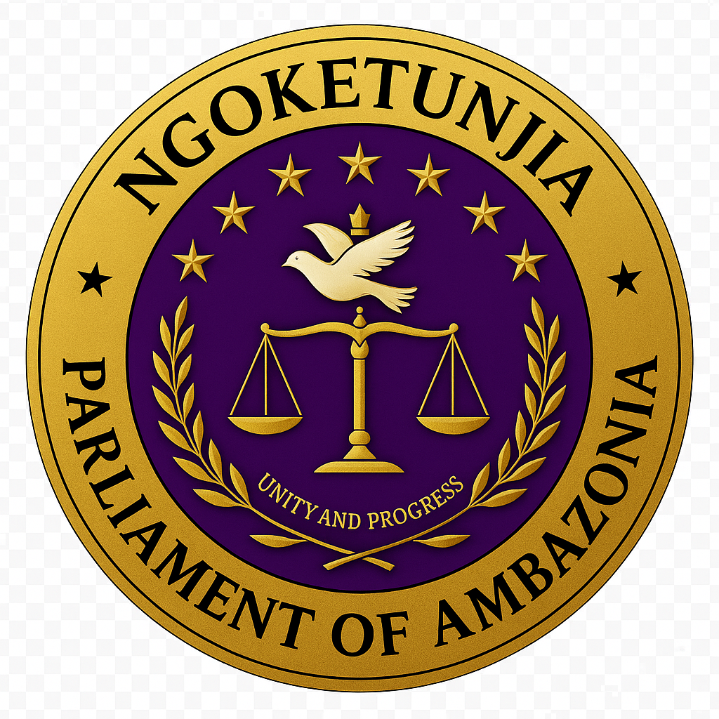 Emblem of Ngoketunjia Parliament Emblem of Ngoketunjia Parliament