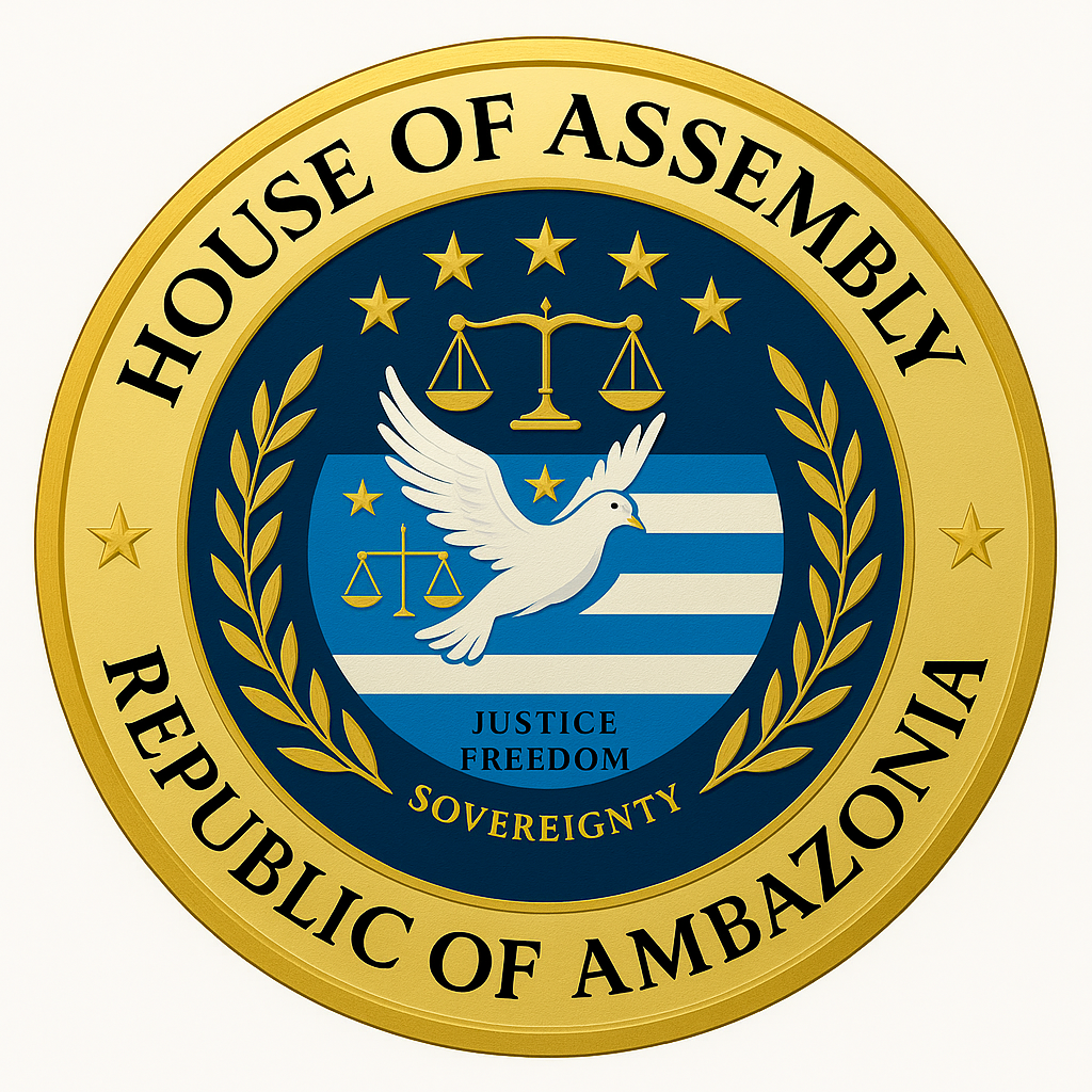 Seal of the Republic of Ambazonia The House of Assembly